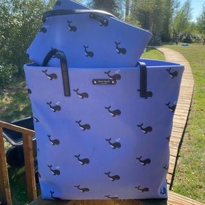 🐳Kate Spade Whale 🐳 Tote and Pouch set